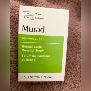 Murad resurgence retinol youth renewal serum travel size  .17 fl. Oz. New